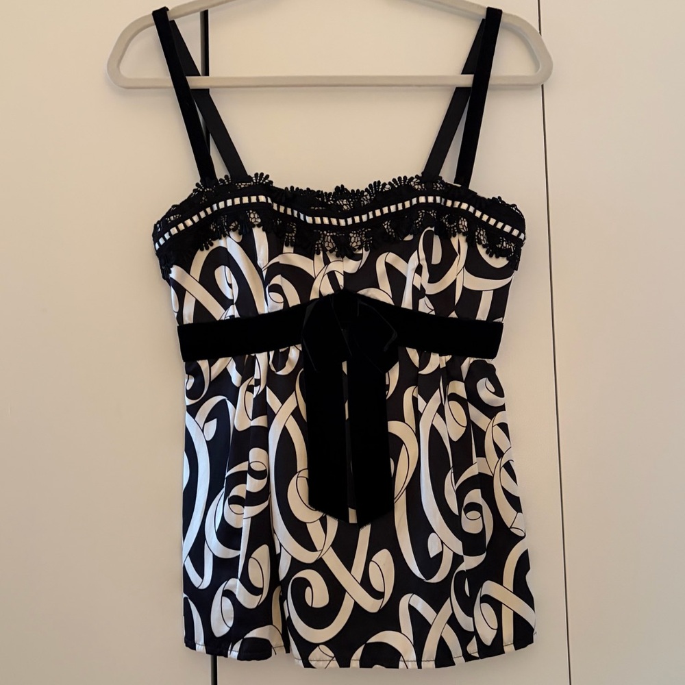 Nanette Lepore Black and White Top
